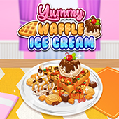 Yummy Waffle Ice Cream