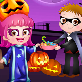 Baby Hazel: Halloween Dressup Game