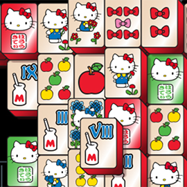 Play Hello Kitty Mahjong