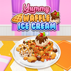 Yummy Waffle Ice Cream Game